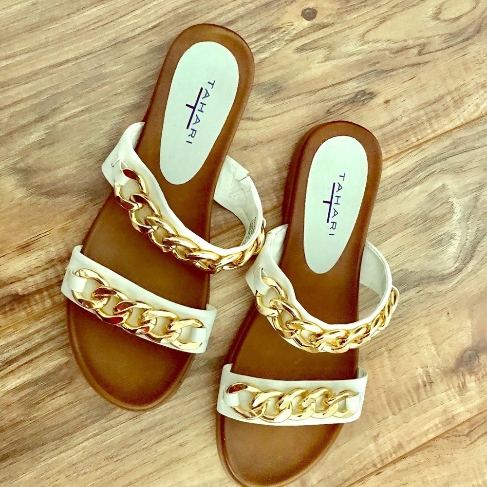 T TAHARI sandals